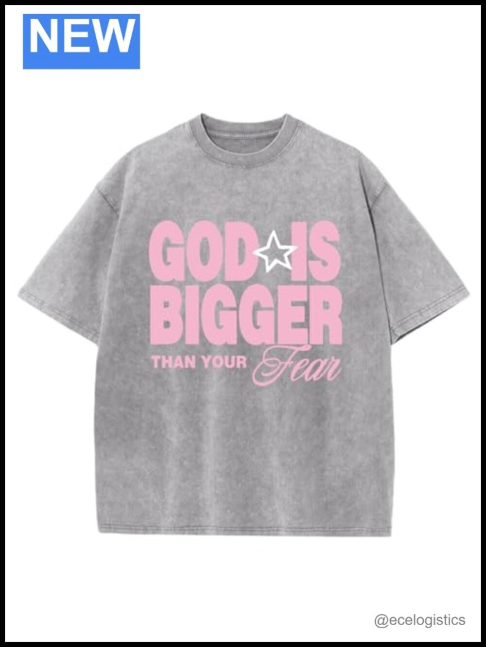 Vintage Faith Graphic Tee Acid Wash Tshirt Men Religious Bible Verse Shirt
